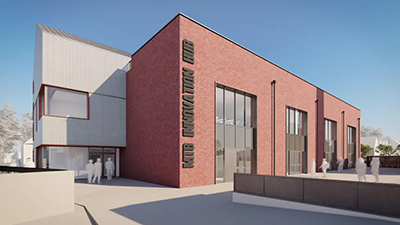 Mountain Bike Innovation Centre drawing of new building