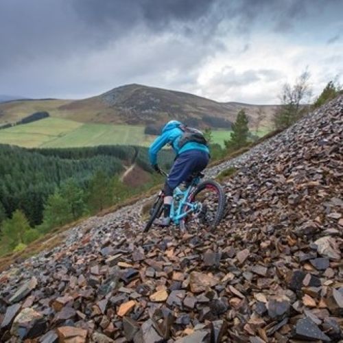 mountain biking