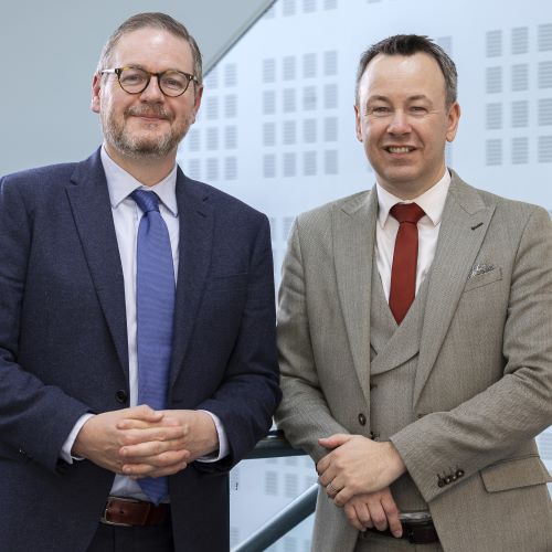 Peter Barlow and Gary Hutchison