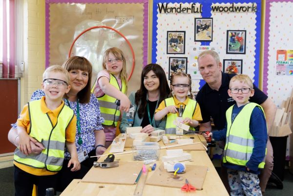 West Lothian Woodworking Initiative, an award-winning programme for nursery and primary school children